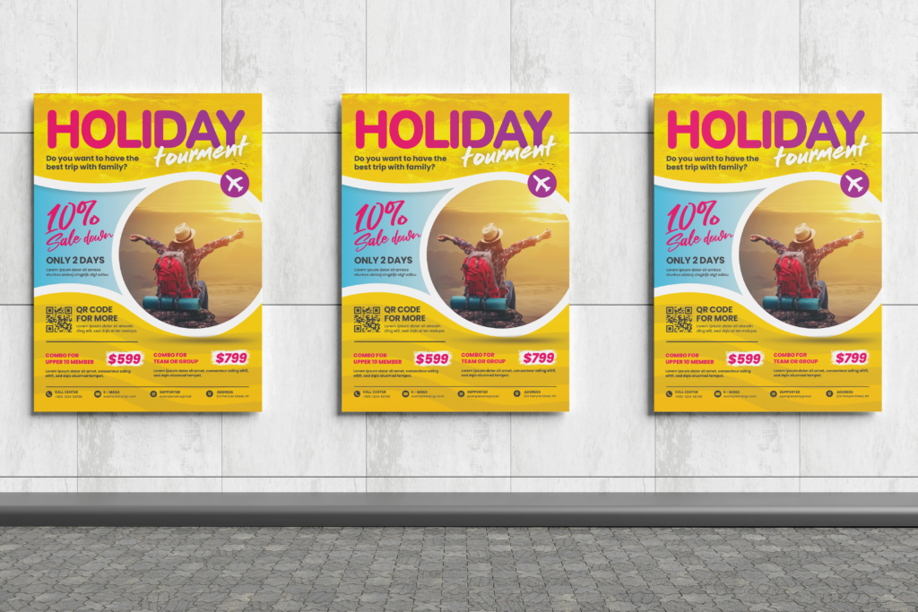 Holiday Travel Flyer Design