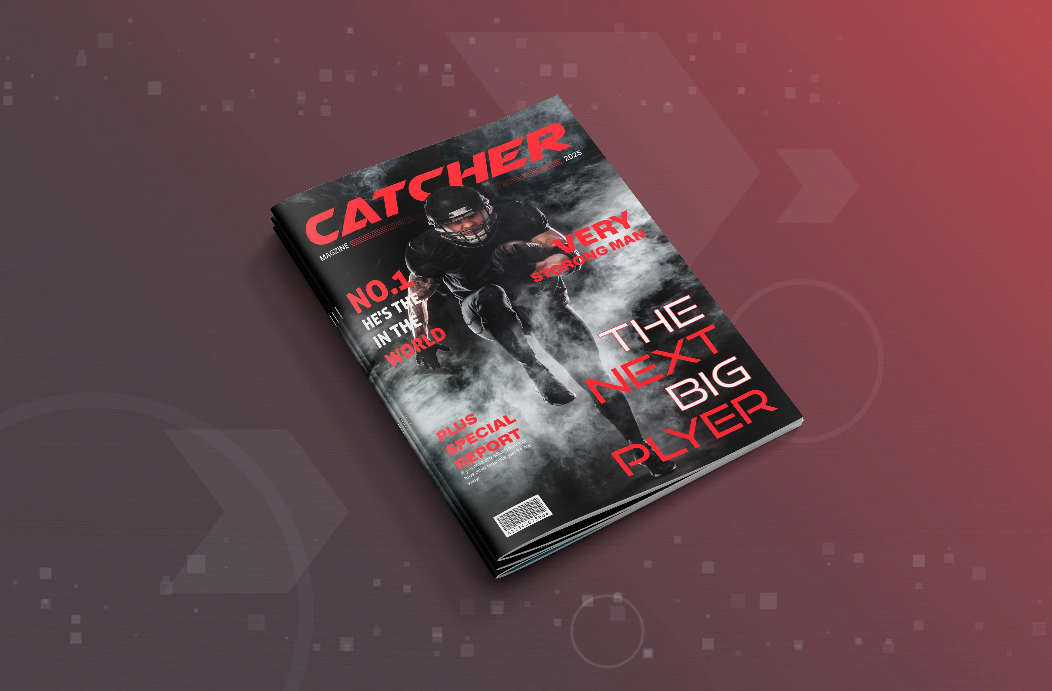 Sports Magazine Editorial Design