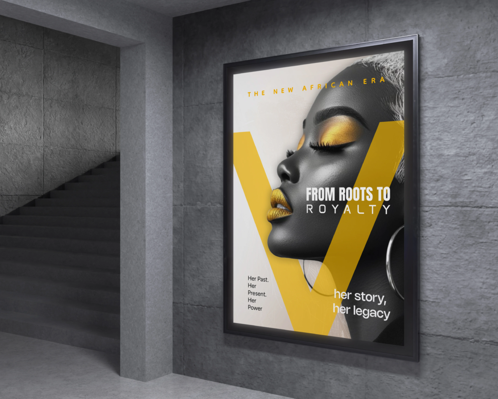 From Roots To Royalty Poster Design