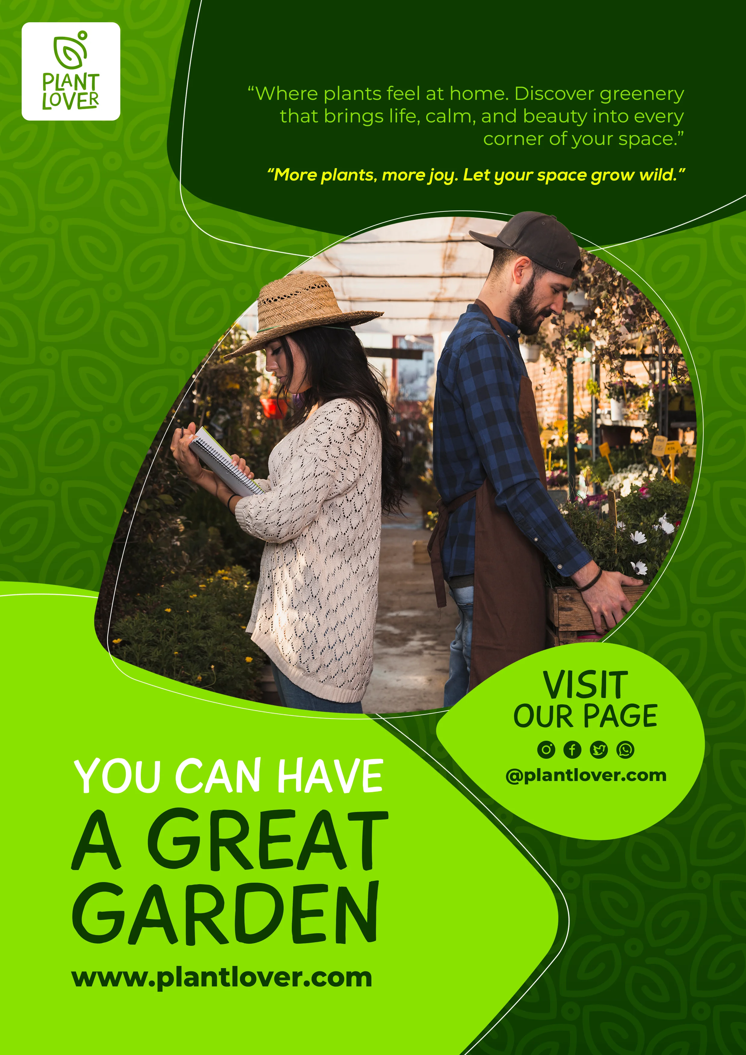 Plantlovers Promotional Flyer Design