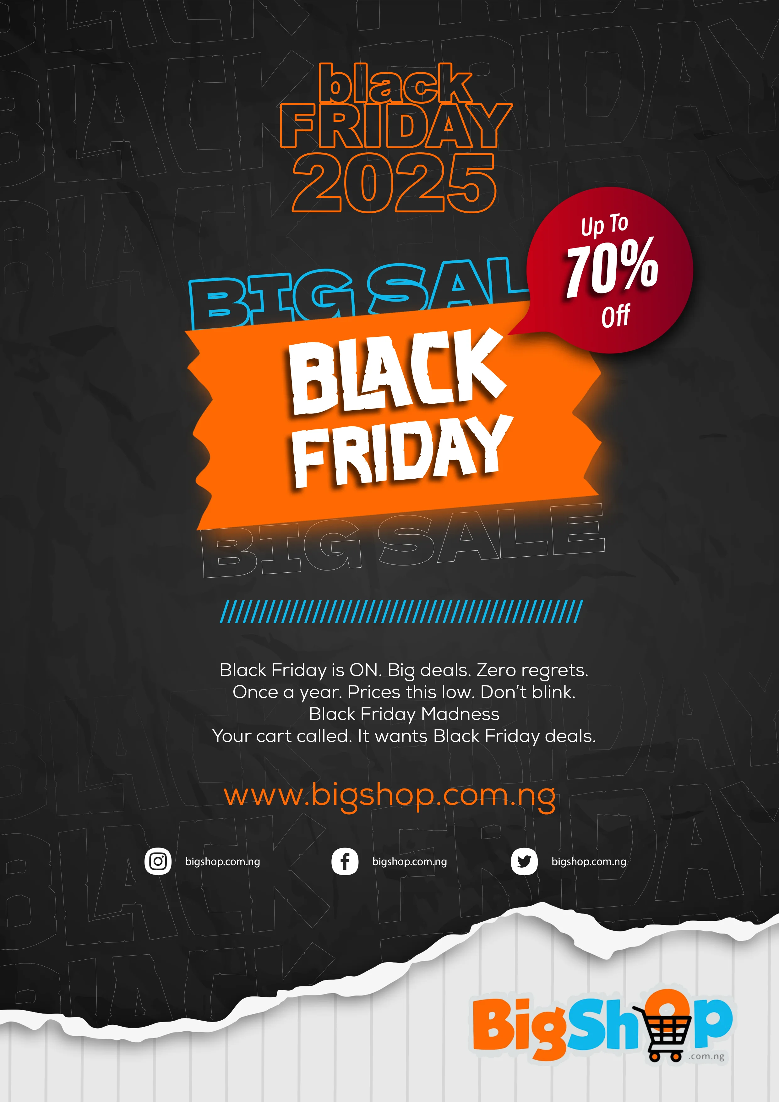 BigShop Black Friday Sale Flyer Design