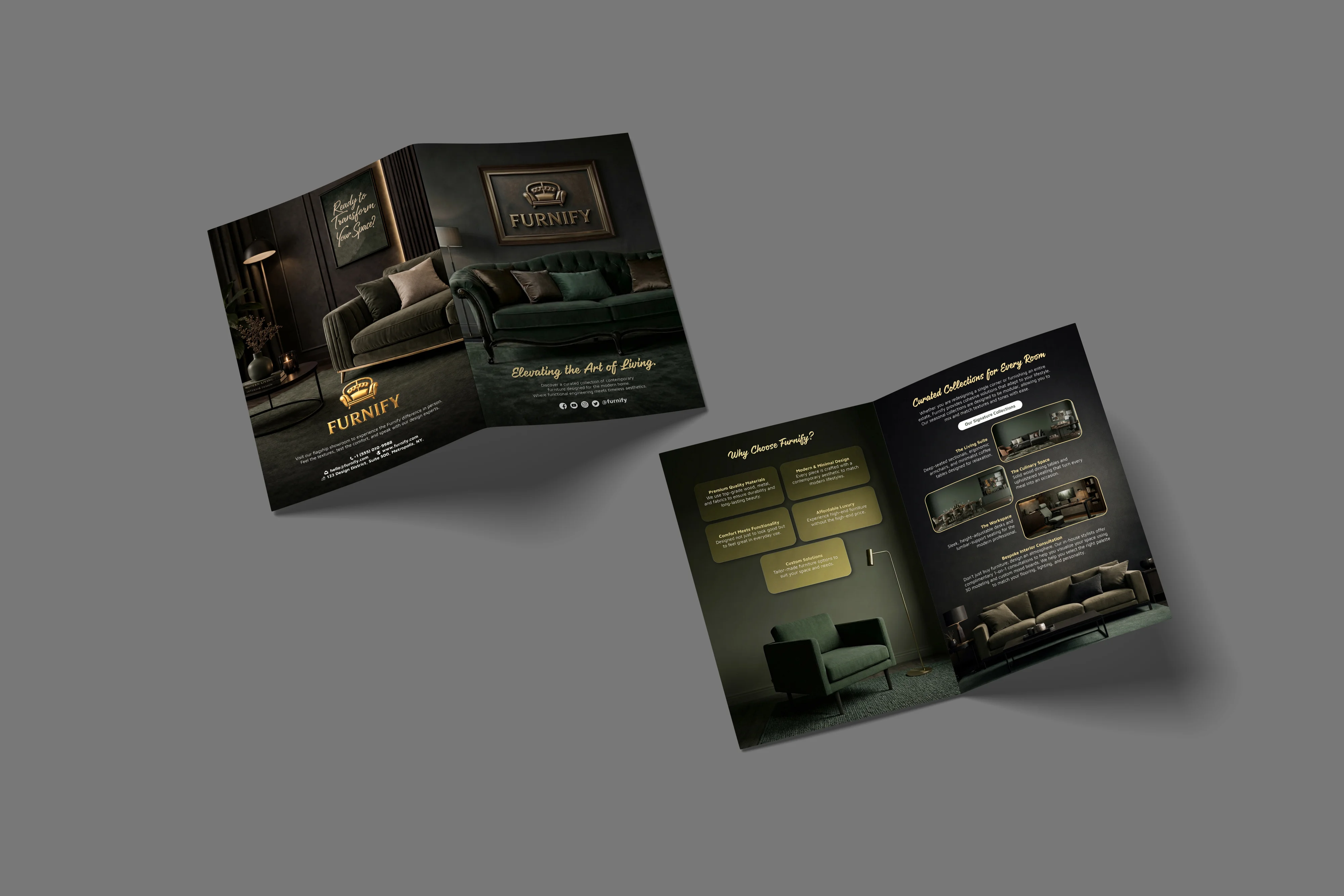 Furnify Bi-Fold Brochure Design