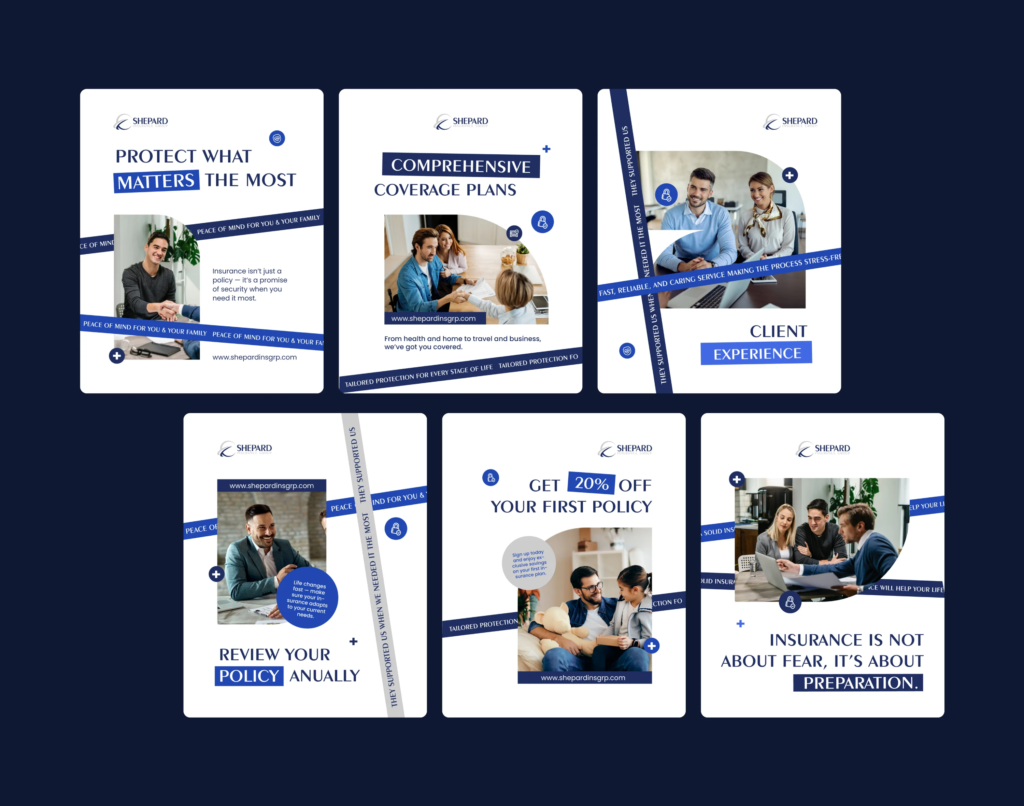 Shepard Insurance Social Media Design