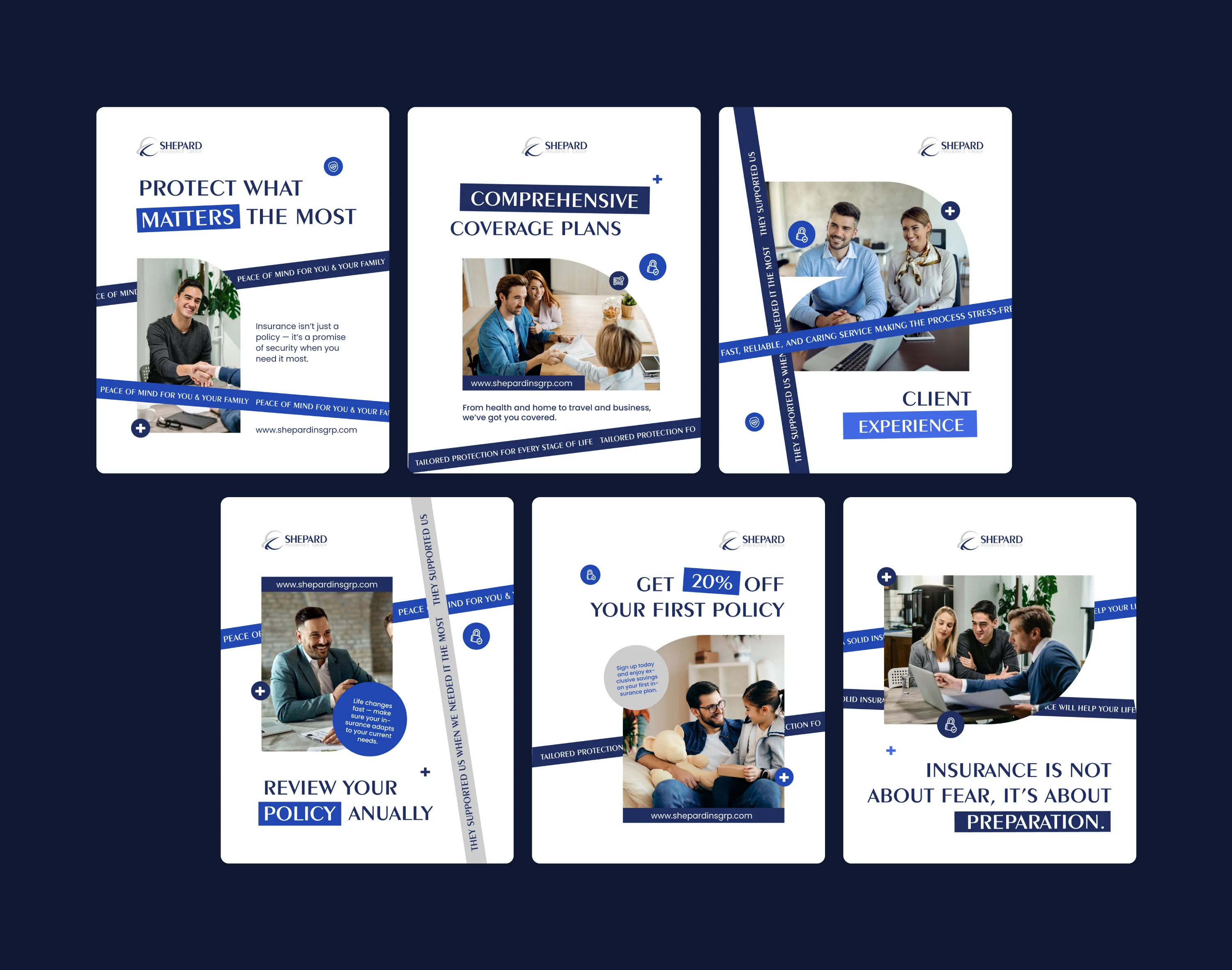 Shepard Insurance Social Media Design