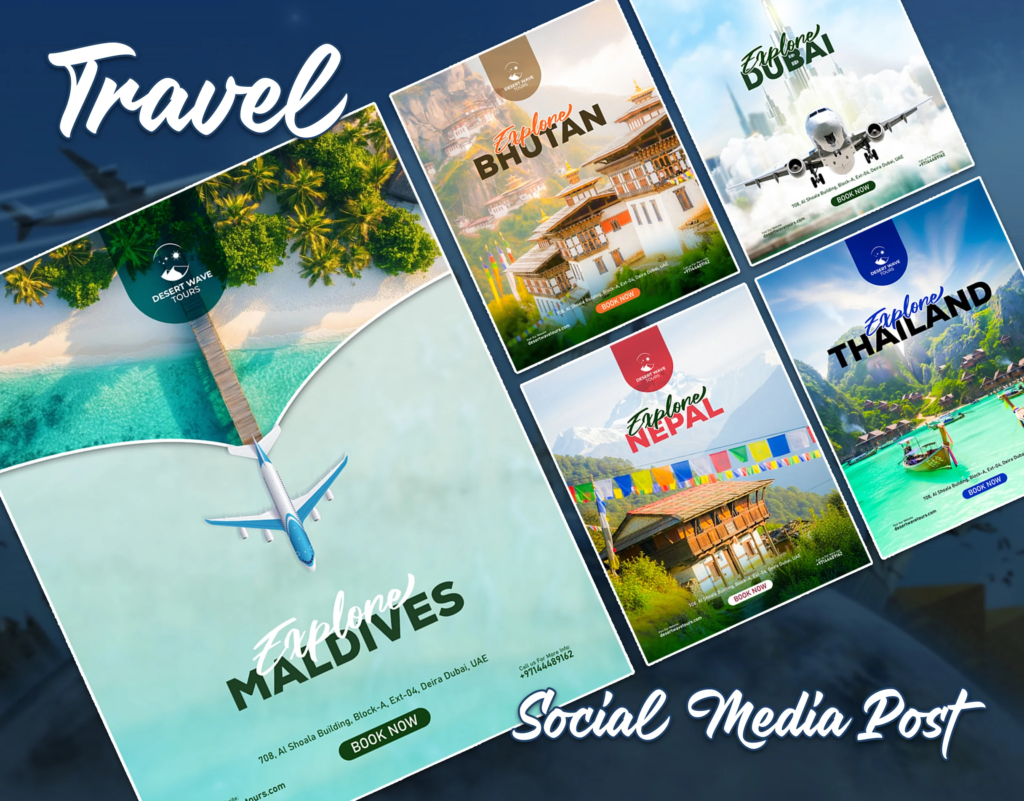 Desert Waves Maldives Campaign Design