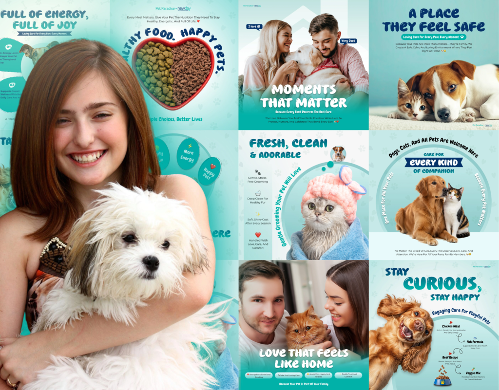 Pet Paradise Social Media Design
