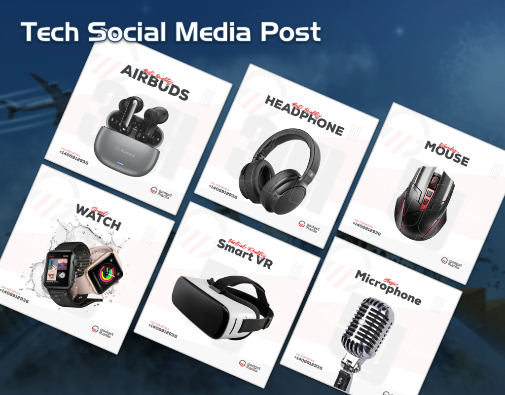 Tech Product Social Media Post Design
