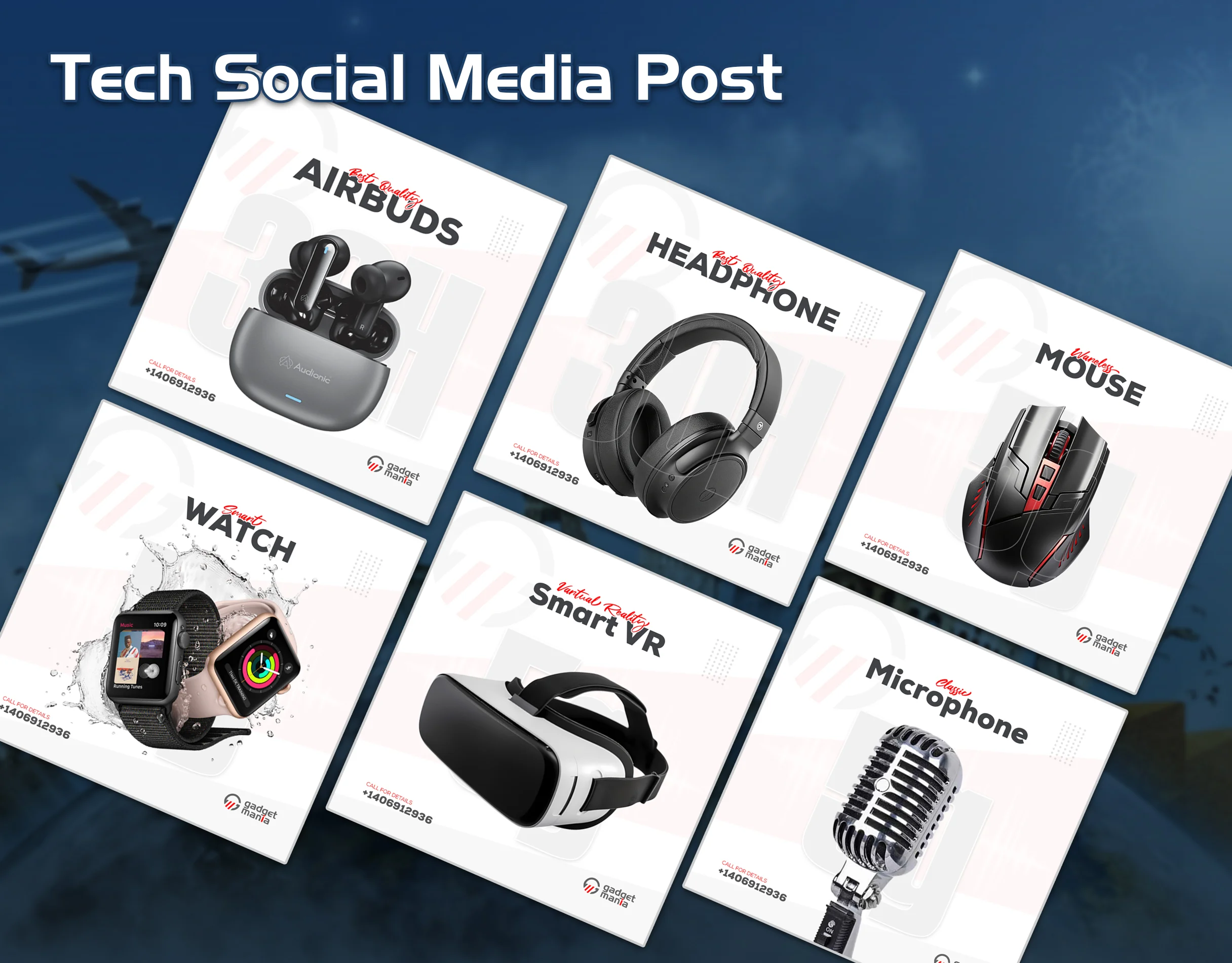Tech Product Social Media Post Design