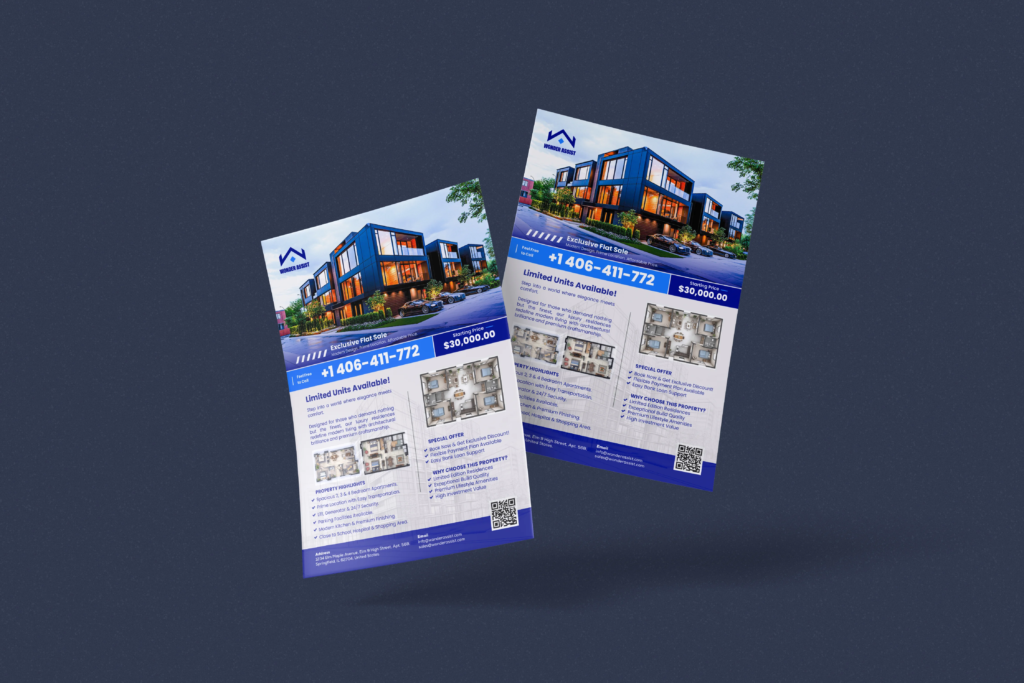 Wonder Assist Real Estate Flyer Design