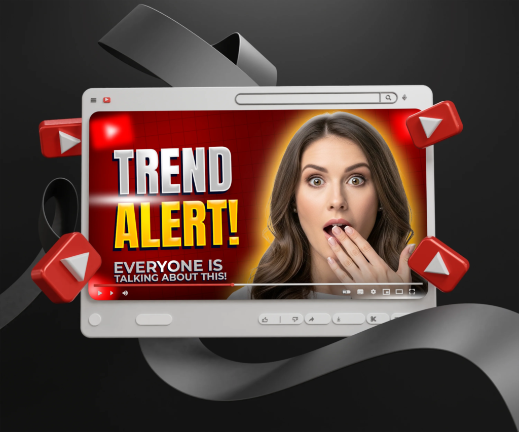 Trend Alert YouTube Thumbnail Design