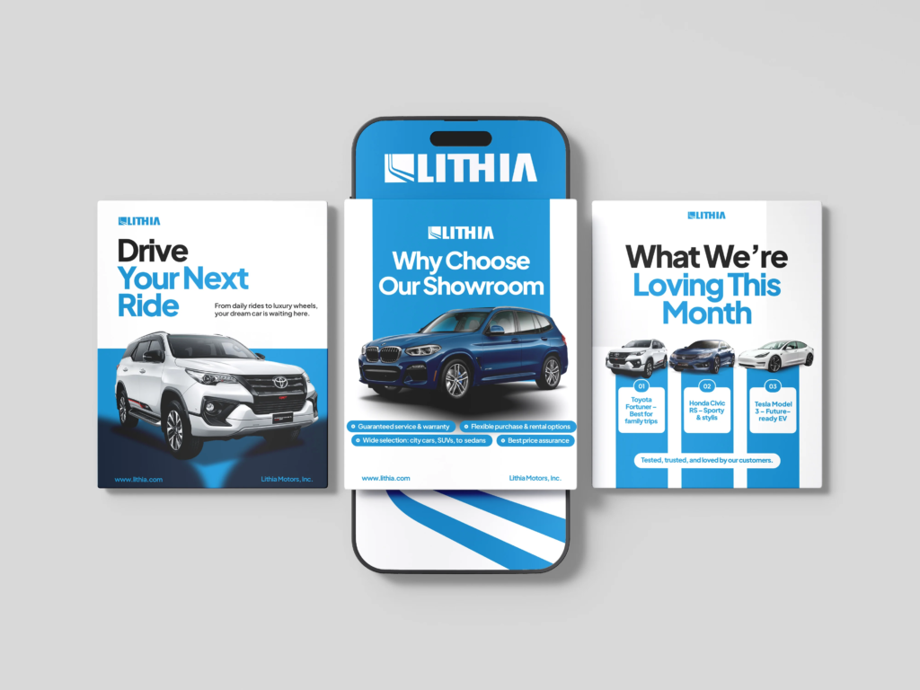 Lithia Motors Social Media Design