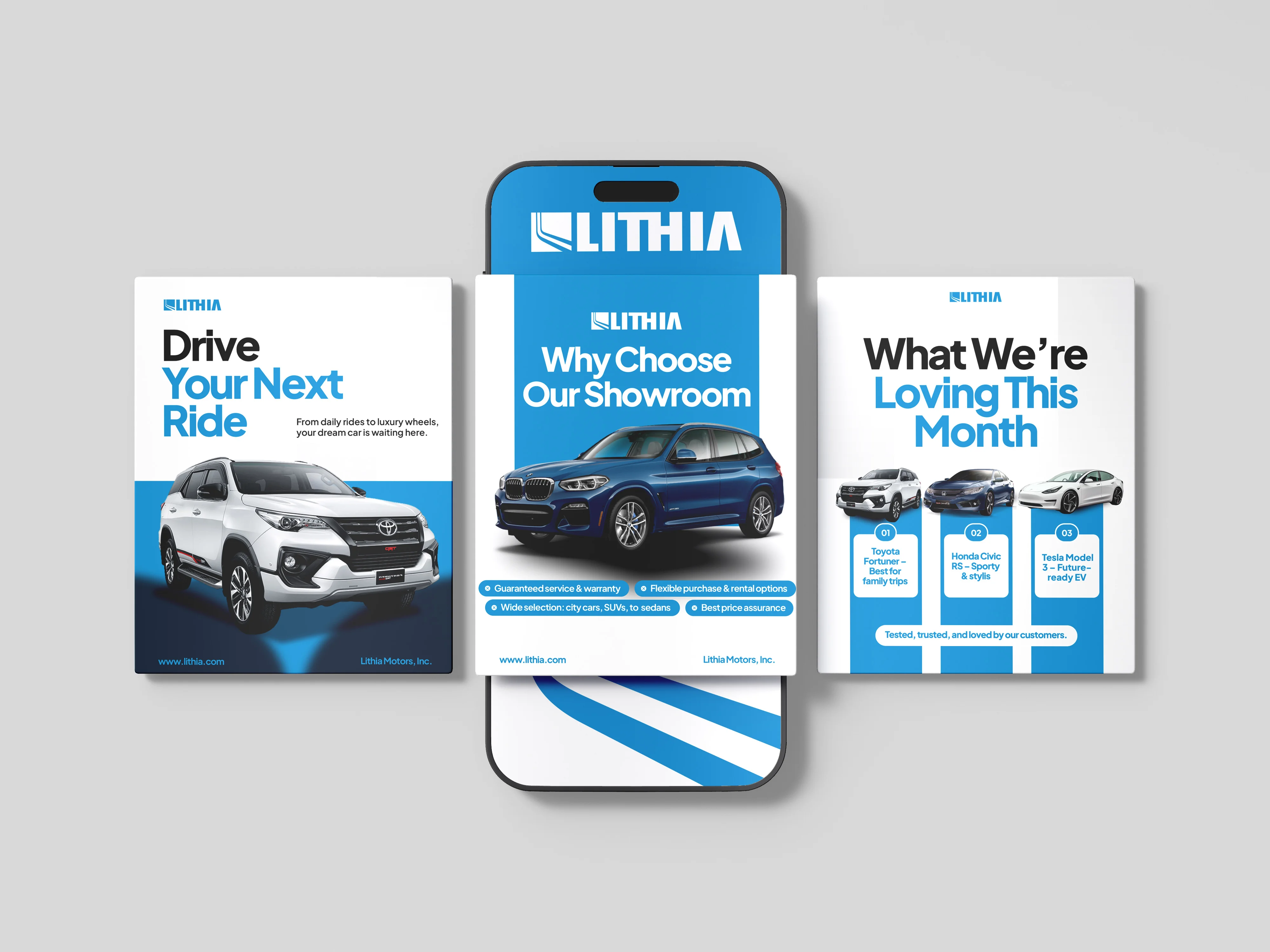 Lithia Motors Social Media Design