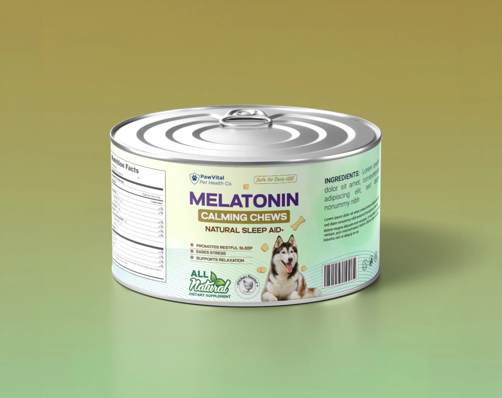 Paw Vital Pet Supplement Packaging Design